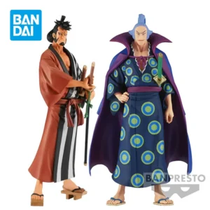 IN Stock Original Bandai One Piece Denjiro Kinemon 17Cm Genuine Anime Figure Pvc Model ornament Collectible boy Toys Gifts