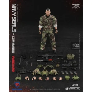 CRAZY FIGURE Original Seal Special Forces Assault Team Leader 1/12 Mobile Cloth Clothed Doll Soldier Model Handmade Toy Gift