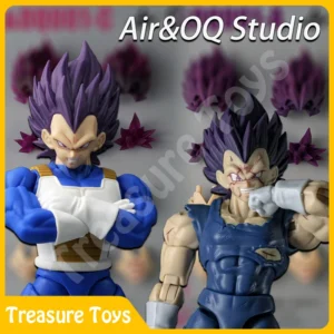 Air&OQ Studio Dragon Ball Z Ultra Ego Vegeta Head Accessories Head Sculpture Anime Action Figure Figurine Model Kids Toys Gifts