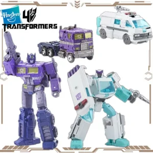 Hasbro Original Transformers WFC Mirror Optimus Prime Mirror Ambulance Action Figure Toys for Boys Girls Gift Collectible Model