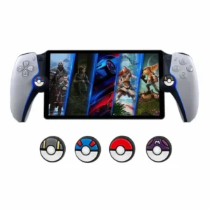 4pcs Anime Pokemon Silicone Analog Thumb Grip Caps Compatible Nintendo Switch OLED/Switch Lite/Switch Joystick Protective Cover