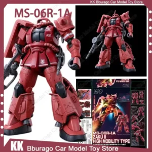 XINGDONG HG 1/144 MS-06R-1A Zaku II HIGH MOBILITY TYPE Assembly Model Kit Action Figure Robot Plastic Model Kit Toy Custom Gift