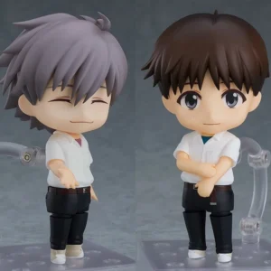 Anime Neon Genesis Evangelion Nagisa Kaworu Ikari Shinji PVC Action Figure Collectible Model Doll Toy 10CM 1260# 1261#