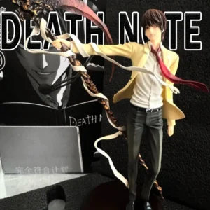 26cm Death Note Anime Yagami Light Action Figure Statue Figurines Desktop Ornament Decoration Pvc Collection Model Toy Boy Gifts