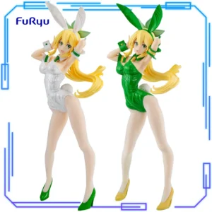 In Stock FuRyu Original Genuine Sword Art Online Leafa BiCute Bunnies Sylph Color White Pearl 26cm Collections Model Toy Figures