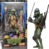 Neca 4pcs TMNT Teenage Mutant Ninja Turtles Movable Movie Edition Anime Action Figure