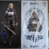 Height About 30CM 1/6 Scale Medieval Cold Face Aloof Hunter Sophia Warrior Action Figure