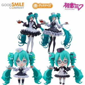 Good Smile Kuji Original Hatsune Miku 2025 Autumn Anime Nendoroid Glasses×Cafe Ver. POP UP PARADE Action Figure Toys Gift Model