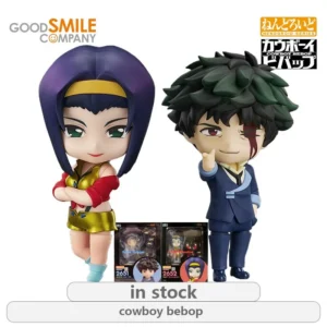 GSC Original NENDOROID Cowboy Bebop Series 2651 Spike Spiegel2652 Fei Valentin Anime Action Figure Model Toys Gifts Fo Boys