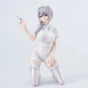 New 17cm Saotome Shino Nurse Japanese Anime Girl Pvc Action Figure Toy Shino Saotome Statue Collector Display Model Doll Gift