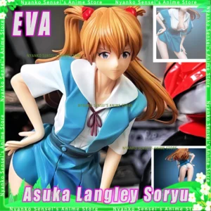 In Stock NEON GENESIS EVANGELION EVA Asuka New Style School Uniforms GK China Ver. Figure Models Anime Toys Doll Collection
