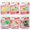 Pokemon Battle Figures Pack Litten Level Ball Eevee Friend Model Totodile Collectible Figure