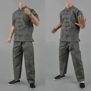 GANGHOOD G002 1/6 Asian Male Muscle Flexible Body Action Figure Similar to HT DX04 for 12" Male Head ZY5048 Clothes Fans DIY
