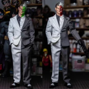 1/6 Mtoys Ms013 Soldier Batman Action Figure Original Collect Comic Double Headed Sculpted Replaceable Face Pvc Model Toy Gift