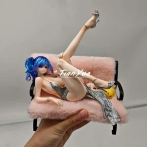 St.Louis on the sofa beautiful Girls Figure Azur Lane Model Toys 20cm
