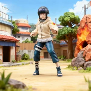 Naruto Childhood Hinata Naruto Wife High Quality Edition Anime Peripheral Handmade Model Play Birthday Gift for Students