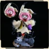 22cm Spy X Family Anime Anya Forger Cosplay Mimikyu Figurine Statue Accessory Set