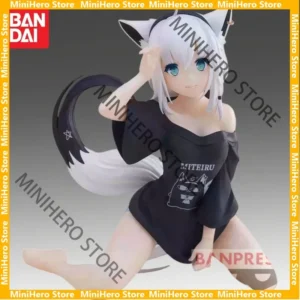In Stock Original Bandai Banpresto Shirakami Fubuki Action Figure 1/7 PVC Anime Display