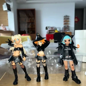 POPMART Peach Riot Witch Cure Figurine Series Limited Edition Cute Surprise Collectible for Birthday Gift Punk Decorative Item