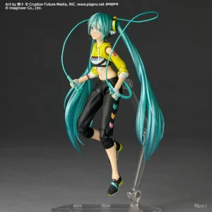 In Stock KAIYODO Revoltech Piapro Characters Hatsune Miku Fit Boxing Ver Action Figure Model Collection