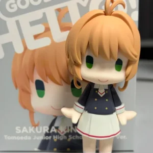Authentic In Stock Gsc Cardcaptor Sakura Sakura Kinomoto Uniform Chibi Collectible Anime Figure For Anime Collectors And Fans