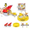 Authentic Pokemon Pokeball Pikachu CHARMANDER SQUIRTLE EEVEE MEW Model Rotating Top Pendant Collectible Figure
