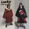 1/12 Uchiha Itachi Man Soldier Brown Hoodies Robe Naruto Coat Clothes Accessory Action Figure