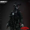 M001 1/6 Men Soldier Ghost Military Suit Tactical Vest Camouflage Uniform Helmet Accessory Set