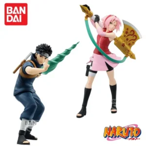 In Stock Original Bandai Naruto Shippuden Series Uchiha Shisui Haruno Sakura Anime Action Figure Collectible Model Birthday Gift