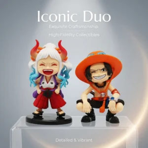 One Piece Anime Figure Doll Portgas D Ace Yamato Q Version Model Decor Peripheral Ornament Children Charm Birthday Gifts Toys