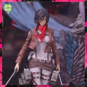 【Presale】29cm Attack on Titan Anime Figures Mikasa·Ackerman Figures PVC Statue Collection Model Room Decoration Gifts Toys