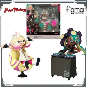 Max Factory Original Figma Splatoon 2 Off The Hook Anime Action Figures Toys for Boys Christmas Gift Collectible Model Ornaments