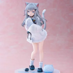Nachoneko Figure Channel Hennyano Anime Cat Girl Pvc Action Figure Toy Game Statue Customized Collection Ko Model Doll Gift