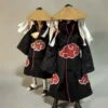 Handmade S.H.Figuarts 1/12 Naruto Genius Ninja Uchiha Itachi Hooded Robe Bamboo Hat Action Figure