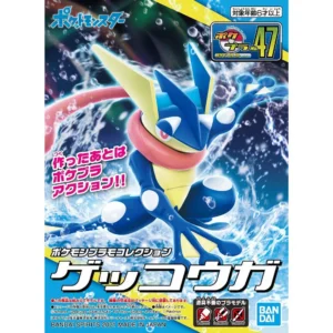 Original Bandai Pokemon Figures Plamo Greninja Model Toys Anime Game Gifts Collectible Ornaments Figure Model Action Figure Toys
