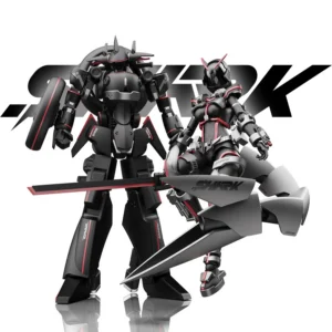 In Stock Special Edition Yubo Cultural And Creative Cyber Shark War Riding Goddess Shake Guochuang Mecha Assembly Model Toy Gift