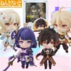 Box GSC Nendoroid Genshin Impact Raiden Shogun Zhongli Traveler Anime Model Collectible Figure
