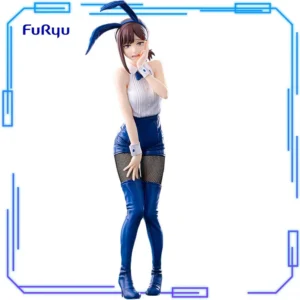 In Stock FuRyu Original Genuine Chainsaw Man Higashiyama Kobeni BiCute Bunnies 24cm Anime Girl Collections Model Toy Figure Gift
