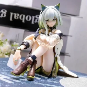 FuRyu Arknights Kal'tsit Noodle Stopper Figure Sitting Position Energy Linkage Desktop Decoration For Anime Game Fans Collectors