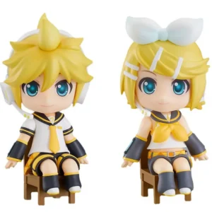Spot Goods 9CM Good Smile GSC Miku Swacchao Kagamine Len Kagamine Rin Cute Anime Action Figures Toys for Boys Girls Kids Gifts