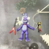 14cm Movable FNAF Nightmare Freddy Bonnie Foxy Chica Blacklight Frostbe Model Action Figure