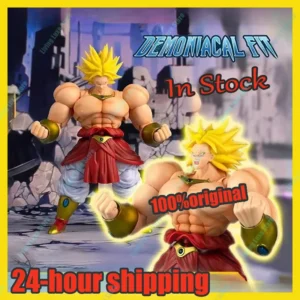 In Stock Dragon Ball Anime Figure Demoniacal Fit Son Goku Broly Action Figures SHF SSJ4 Super Saiyan 4 Untamed Power Model Toy