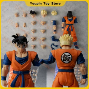New Ha Toys Haz001 Dragon Ball Z Shf Super Saiyan Anime One-Armed Hero Gohan Action Figure Statue Model Collectible Toys Gifts