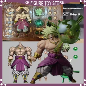 In Stock ZT Studio Broly Ancient Warrior ZT002 SSJ Super Saiyan Dragon Ball Action Figure Large Special Effects model toy