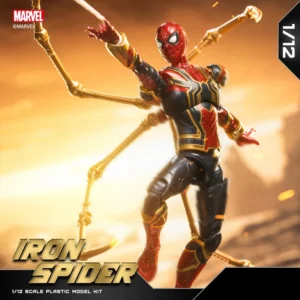 Fondjoy  Marvel Figure Assembled Toys 1/12  Iron Spider Man Joint Movable Anime Action Figure Mod Children's Toys Gifts 2026 New