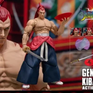 In-stock Storm Toys Samurai Shodown Gaoh Genjuro 1/12 Action Figure Model Collectible Gift