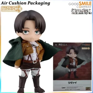 GSC Genuine Nendoroid Doll Series Attack on Titan‌ Scout Regiment‌ Eren Yeager Levi Ackerman Anime Action Figures Model Toys