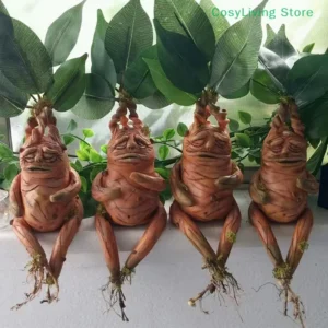 Landscape Decoration Mandrake Resin Statue Crafts Art Figurines Suitable for Outdoor Garden Yard Living Room Bedroom Gift
