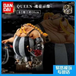 Bandai One Piece Queen Ichiban Kuji B Prize Action Figure PVC High Quality For Collectors Fans Display Decor Official Licensed