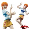 S.H.Figuarts 1/12 Women Soldier Nami Dress One Piece Navigator Girl Yellow Miniskirt Action Figure